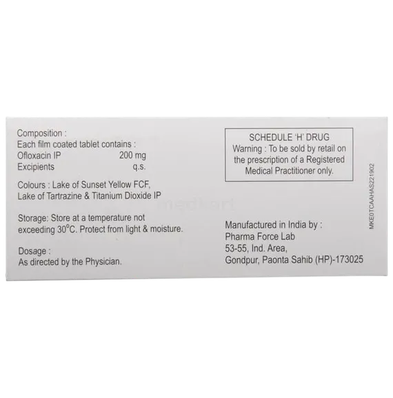 zenflox 200mg tablet 10's